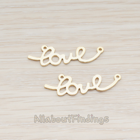 PD.772 // Love Connector Pendant, 2 Pc