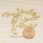 PD.772 // Love Connector Pendant, 2 Pc