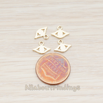 PD.858 // Small Eye Charm Pendant, 2 Pc