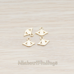 PD.858 // Small Eye Charm Pendant, 2 Pc