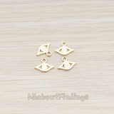 PD.858 // Small Eye Charm Pendant, 2 Pc