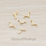 PD.864 // Mustache Charm Pendant, 2 Pc