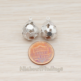 PD.871 // Connected Multi Disk Teardrop Pendant, 2 Pc