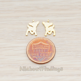 PD.872 // Plain Bambi Pendant, 2 Pc