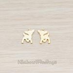 PD.872 // Plain Bambi Pendant, 2 Pc