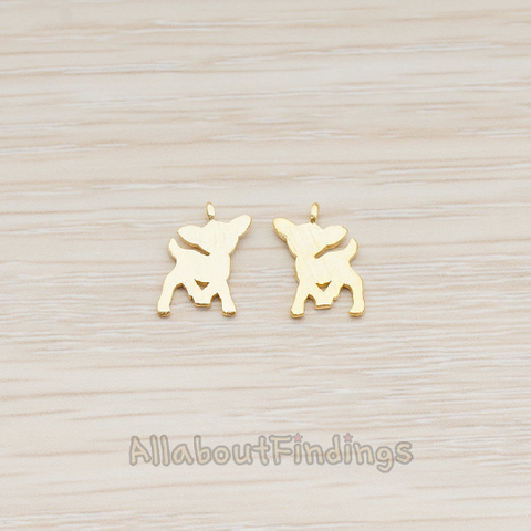 PD.872 // Plain Bambi Pendant, 2 Pc