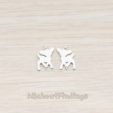 PD.872 // Plain Bambi Pendant, 2 Pc