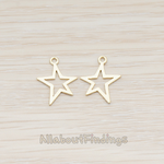 PD.876 // Funky Star Pendant, 2 Pc