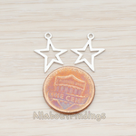 PD.876 // Funky Star Pendant, 2 Pc