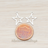 PD.876 // Funky Star Pendant, 2 Pc