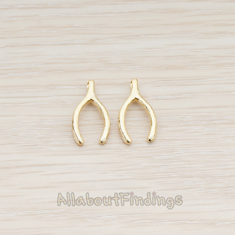 PD.880 // Mini Wishbon Pendant, 2 Pc