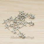 PD.889 // Drawing Star Pendant, 2 Pc