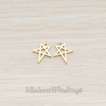 PD.889 // Drawing Star Pendant, 2 Pc