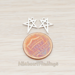 PD.889 // Drawing Star Pendant, 2 Pc
