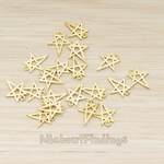 PD.889 // Drawing Star Pendant, 2 Pc