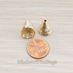 PD.897 // Cone Spiral Pendant, 2 Pc
