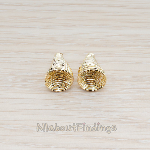 PD.897 // Cone Spiral Pendant, 2 Pc