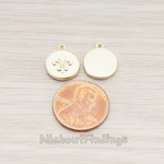 PD.900 // Boy Scout Celtic Design Round Tag Disk Pendant, 2 Pc