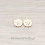 PD.900 // Boy Scout Celtic Design Round Tag Disk Pendant, 2 Pc