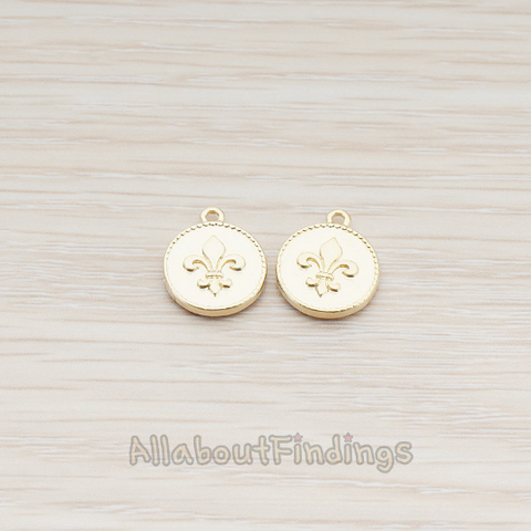 PD.900 // Boy Scout Celtic Design Round Tag Disk Pendant, 2 Pc