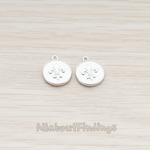 PD.900 // Boy Scout Celtic Design Round Tag Disk Pendant, 2 Pc