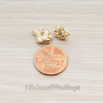 PD.909 // Mini Chipmunk Charm Pendant, 2 Pc