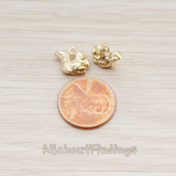 PD.909 // Mini Chipmunk Charm Pendant, 2 Pc