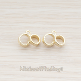 PD.913 // Thick Infinity Band Pendant, 2 Pc