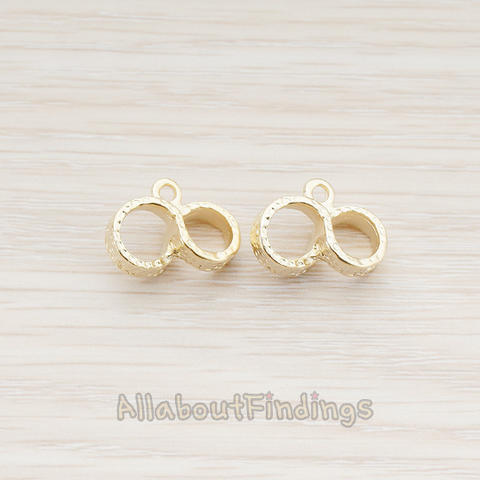 PD.913 // Thick Infinity Band Pendant, 2 Pc