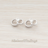 PD.913 // Thick Infinity Band Pendant, 2 Pc