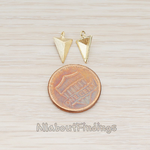 PD.918 // Triangular Pyramid Pendant, 2 Pc