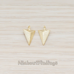 PD.918 // Triangular Pyramid Pendant, 2 Pc