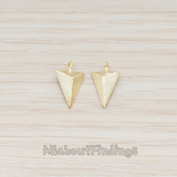 PD.918 // Triangular Pyramid Pendant, 2 Pc