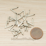PD.919 // V Shaped Connetor Pendant, 2 Pc
