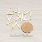 PD.919 // V Shaped Connetor Pendant, 2 Pc
