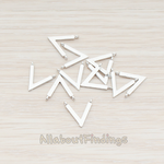 PD.919 // V Shaped Connetor Pendant, 2 Pc