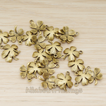 PD.923 // Four Leaf Clover Pendant, 2 Pc