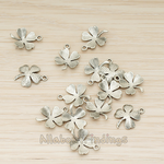 PD.923 // Four Leaf Clover Pendant, 2 Pc