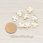 PD.923 // Four Leaf Clover Pendant, 2 Pc