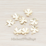 PD.923 // Four Leaf Clover Pendant, 2 Pc