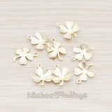 PD.923 // Four Leaf Clover Pendant, 2 Pc