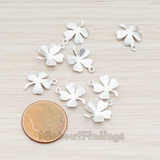 PD.923 // Four Leaf Clover Pendant, 2 Pc