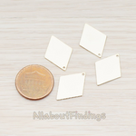 PD.924-01 // Small Diamond Shaped Pendant, 2 Pc