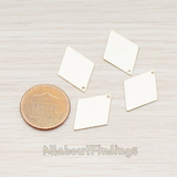 PD.924-01 // Small Diamond Shaped Pendant, 2 Pc