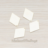 PD.924-01 // Small Diamond Shaped Pendant, 2 Pc