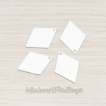 PD.924-01 // Small Diamond Shaped Pendant, 2 Pc