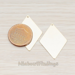 PD.924-02 // Large Diamond Shaped Pendant, 2 Pc