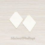 PD.924-02 // Large Diamond Shaped Pendant, 2 Pc