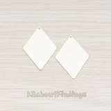 PD.924-02 // Large Diamond Shaped Pendant, 2 Pc