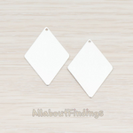 PD.924-02 // Large Diamond Shaped Pendant, 2 Pc